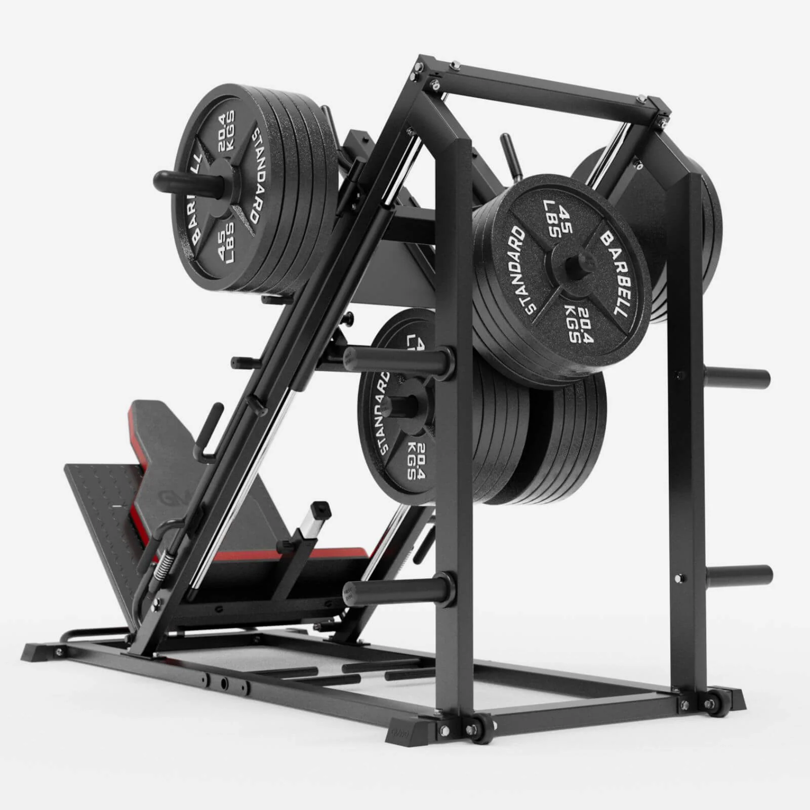 Arete™ 3-In-1 Leg Press Hack Squat Machine With Calf Block - Image 16