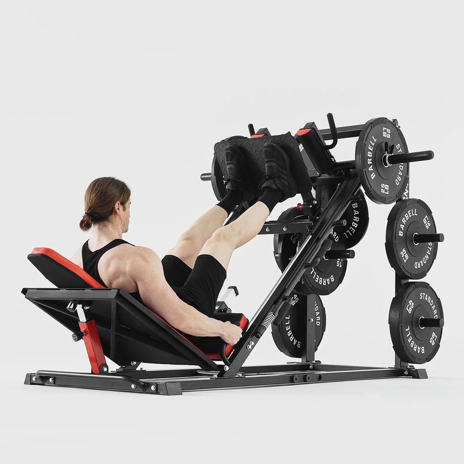 Arete™ 3-In-1 Leg Press Hack Squat Machine With Calf Block - Image 4