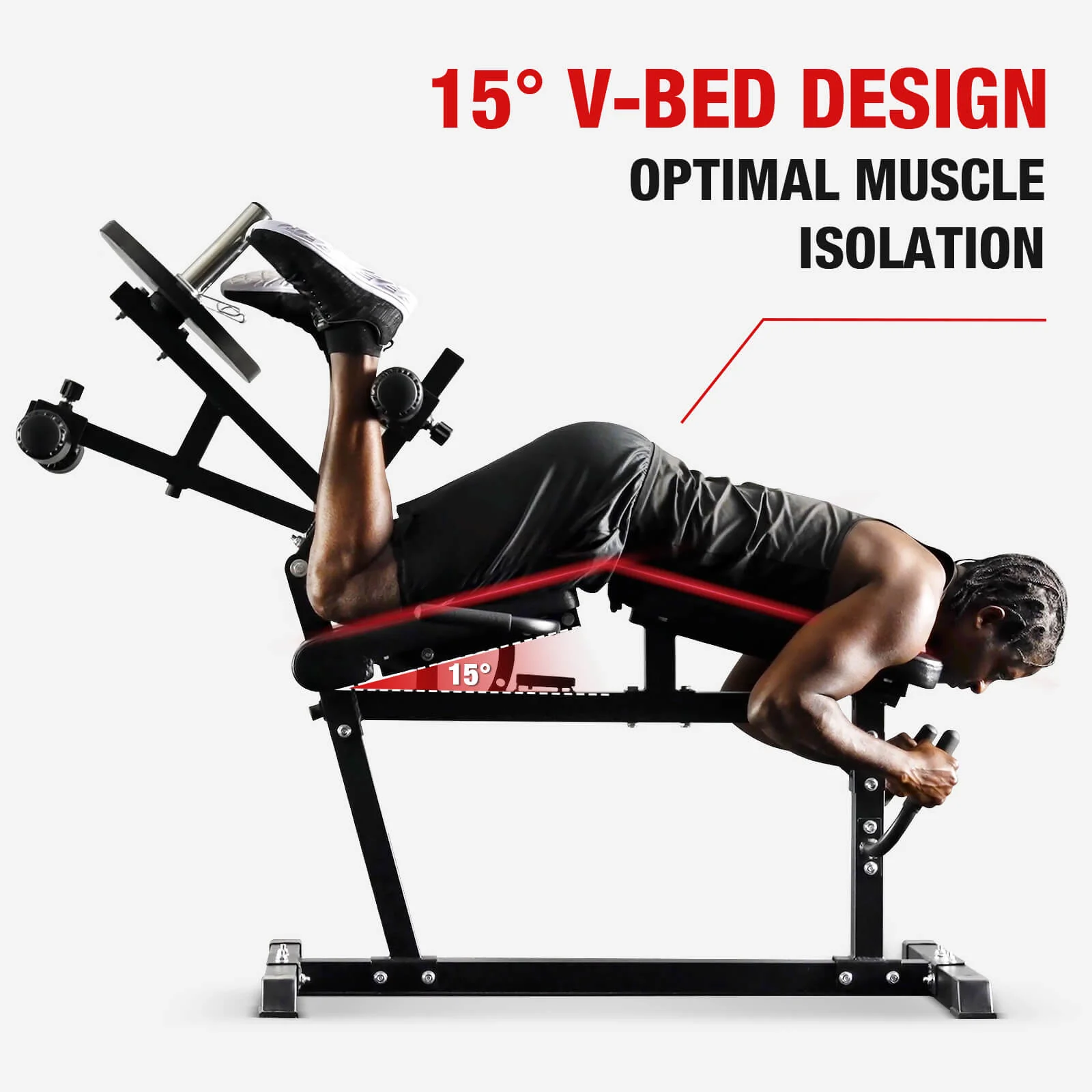Leg Extension and Prone Leg Curl Machine LC00 - Image 6