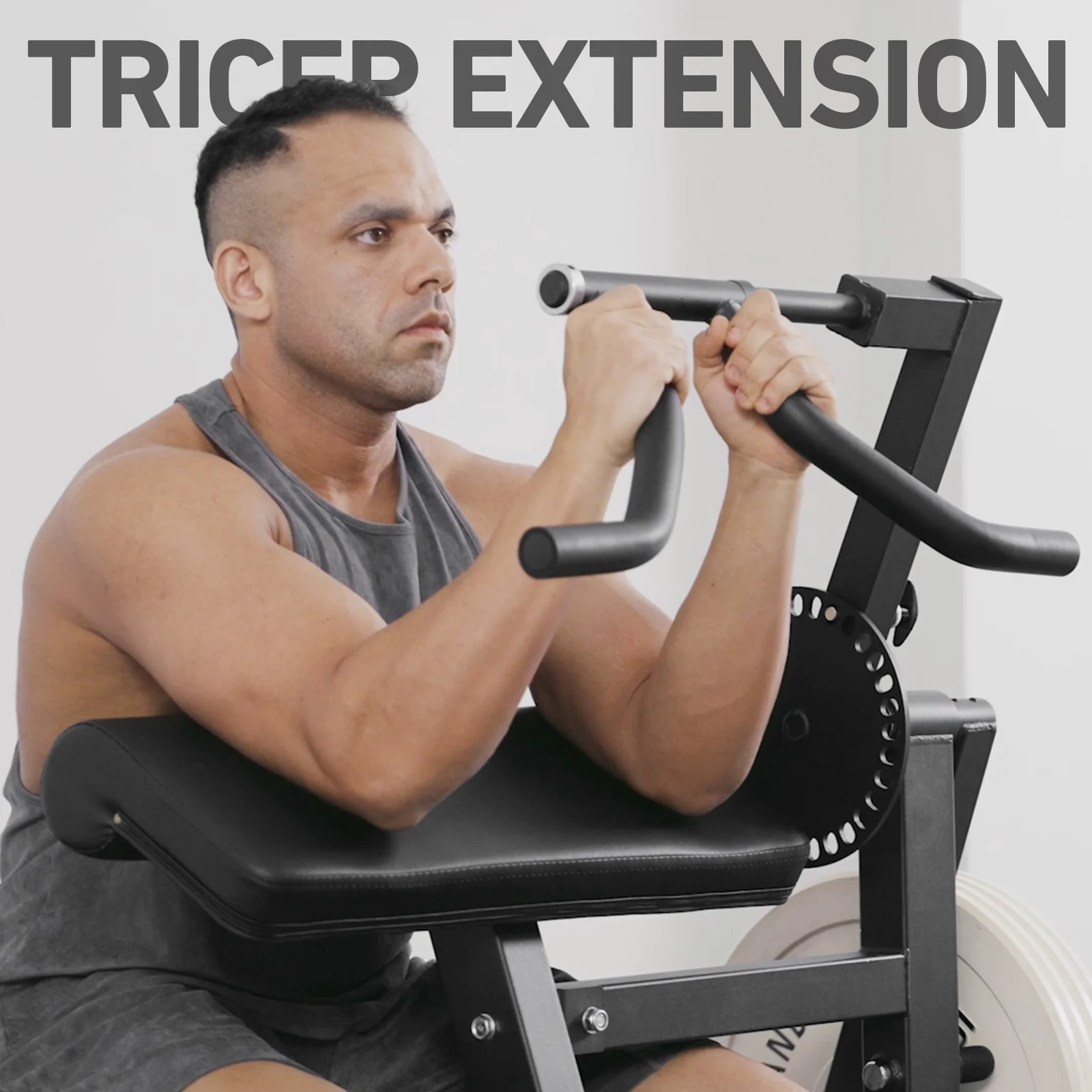 Bicep Curl And Tricep Extension Machine WJ32 - Image 4