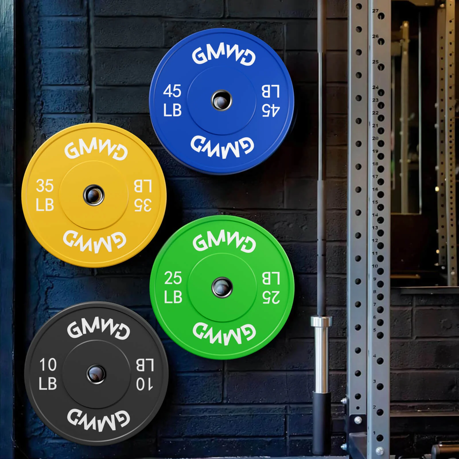 EZ Grip Color Bumper Plates Set 230LBS - Image 6