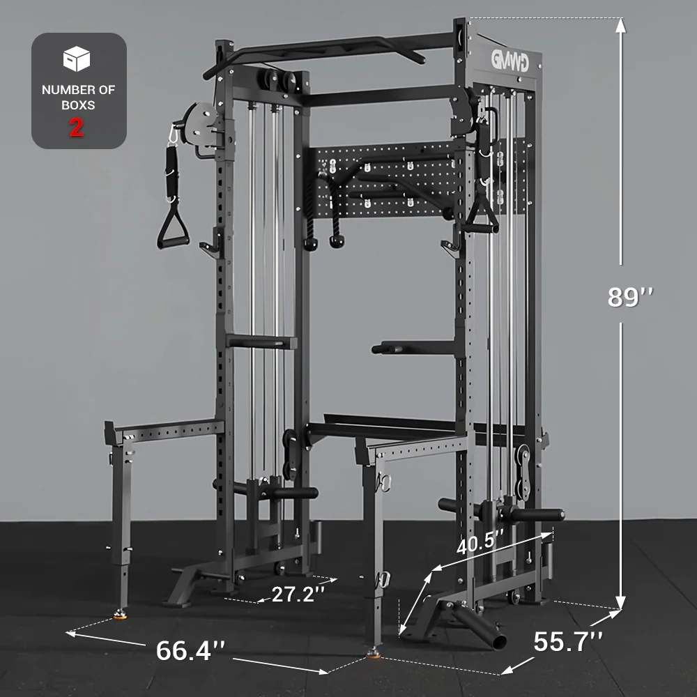 Half Rack with Functional Trainer HR01 - Image 3