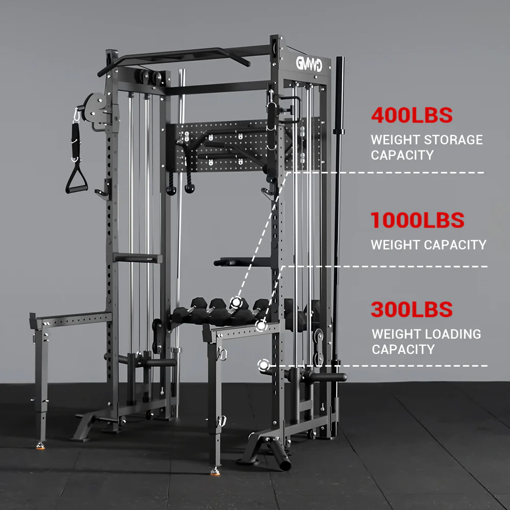 Half Rack with Functional Trainer HR01 - Image 8
