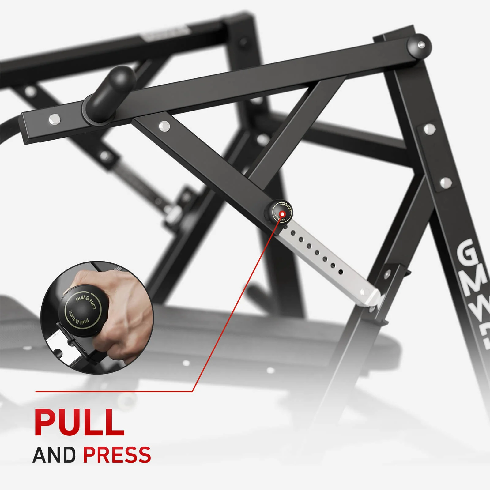 Incline/Decline/Flat Chest Press Machine V3 - Image 10