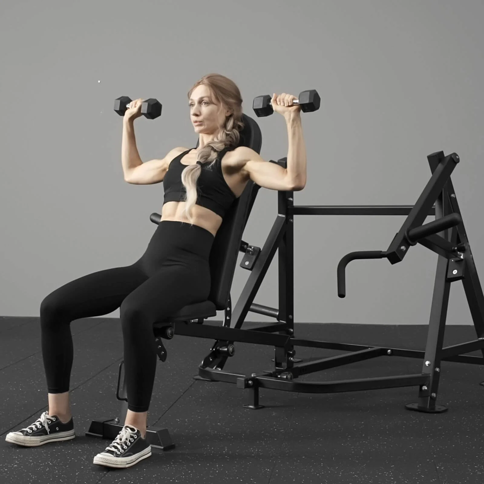 Incline/Decline/Flat Chest Press Machine V3 - Image 12