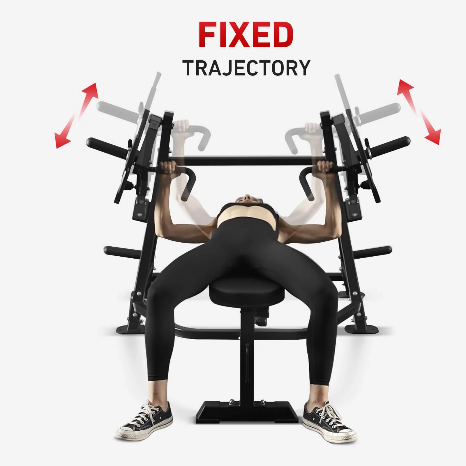 Incline/Decline/Flat Chest Press Machine V3 - Image 9
