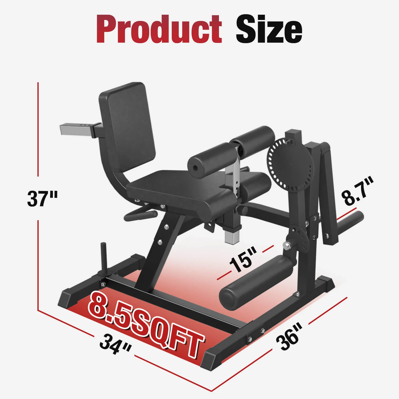 Economic Leg Extension and Curl Machine LE02 - Image 3
