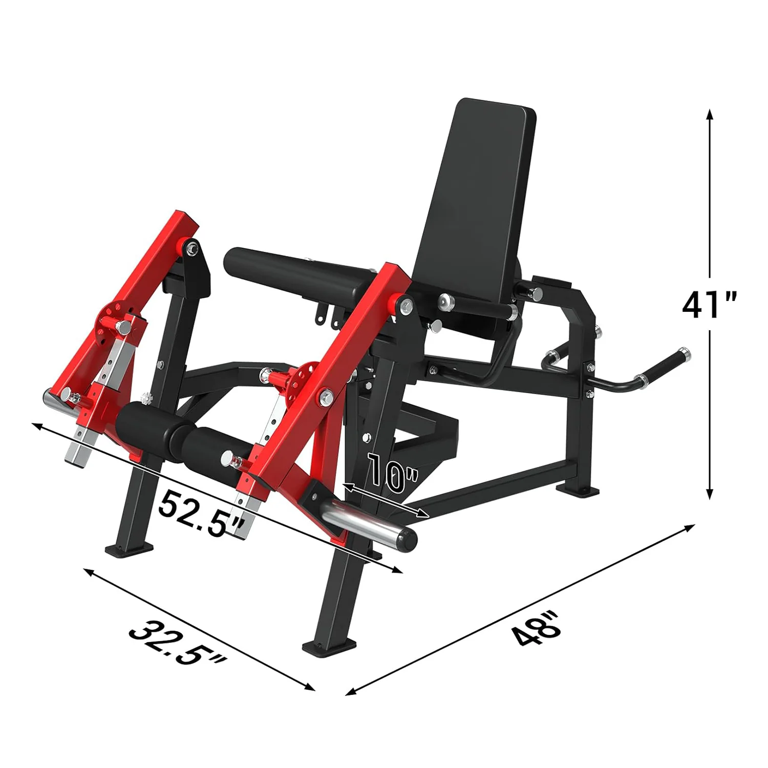 Isolated Leg Extension and Prone Leg Curl Machine LE03 - Image 4