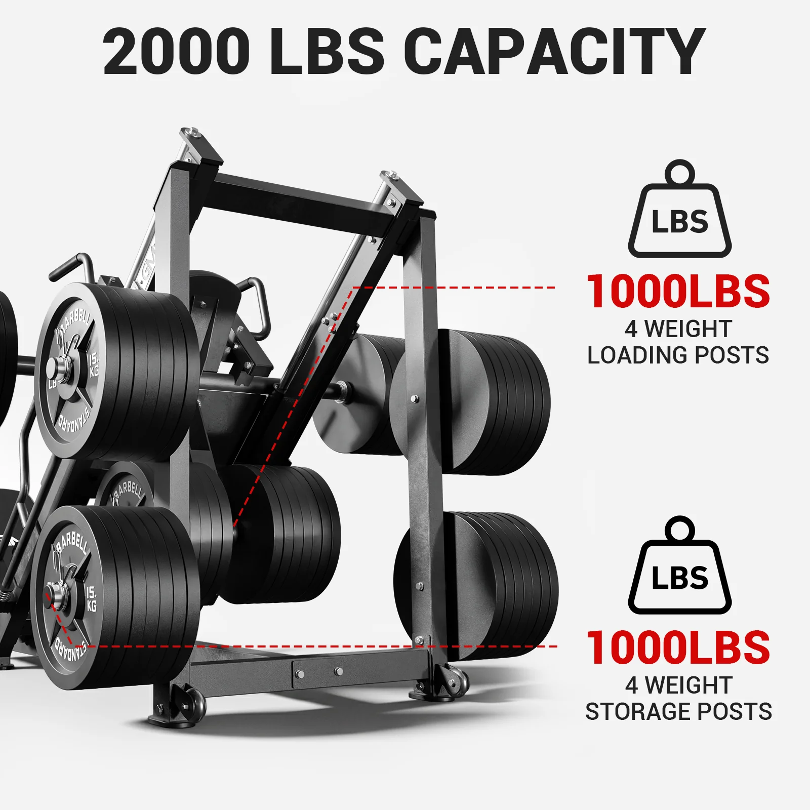 Premium Leg Press Hack Squat Machine LH01 - Image 3