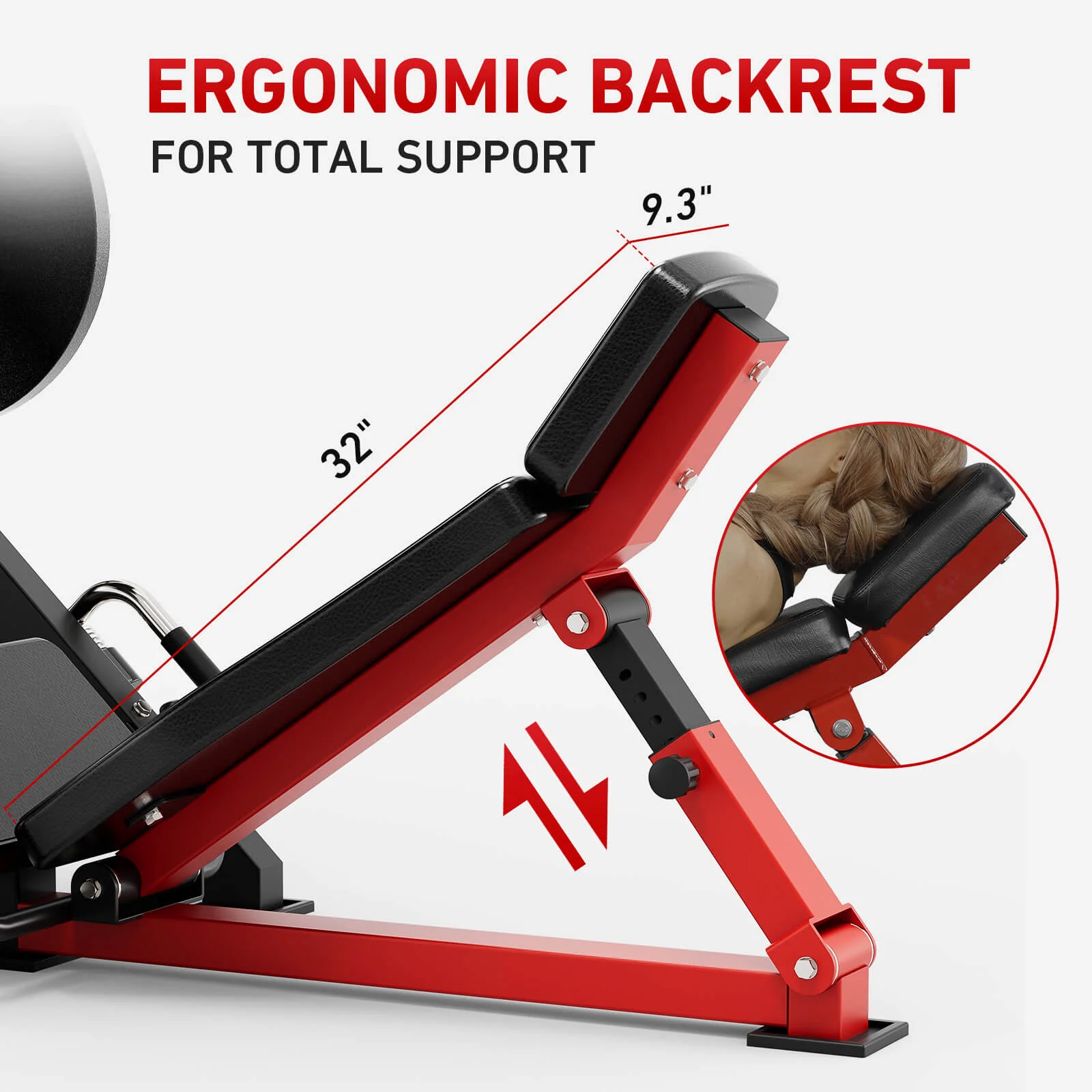Professional 45 Degree Leg Press Machine for Home LP01 - Image 9