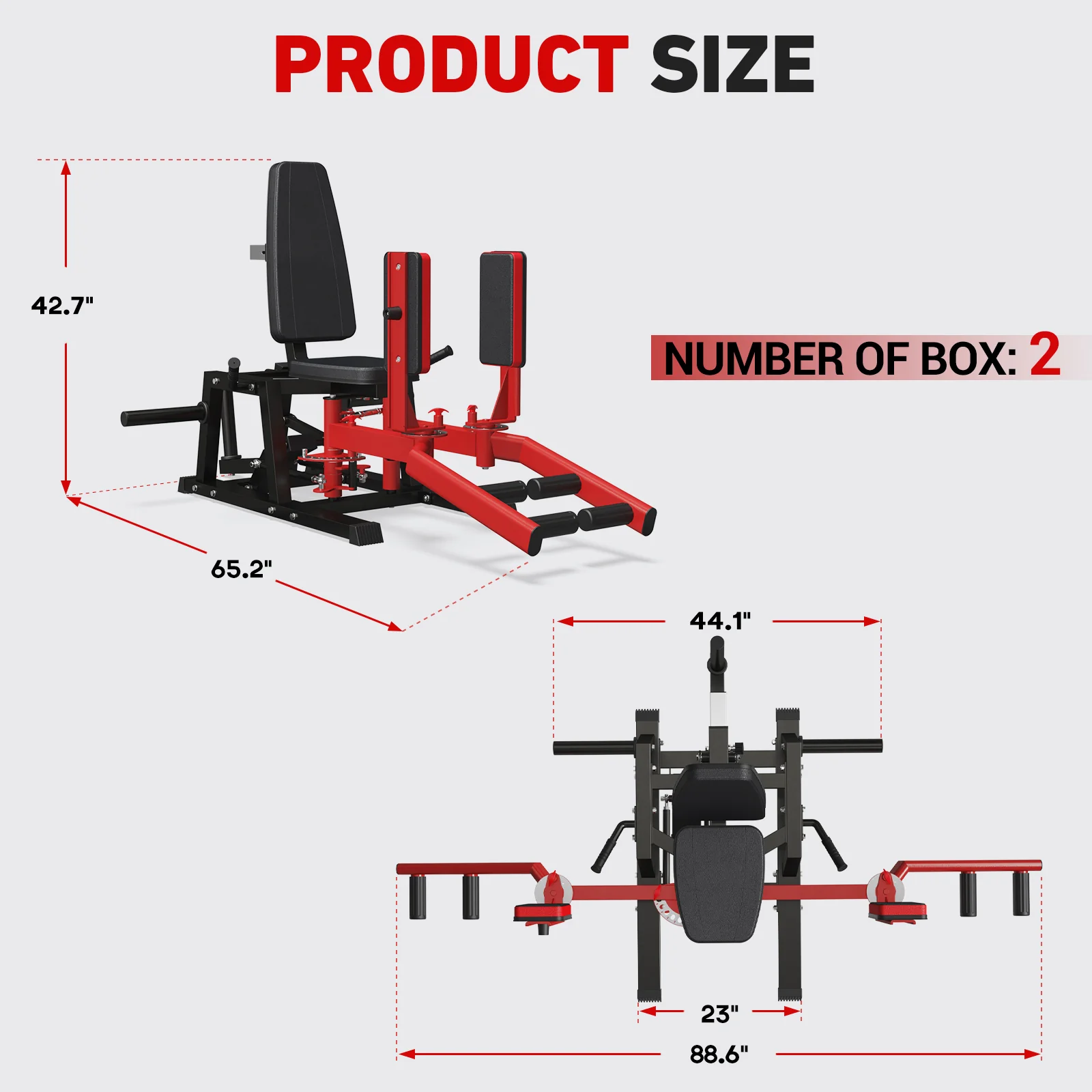 Hip Abductor And Adductor Machine HA01 - Image 3
