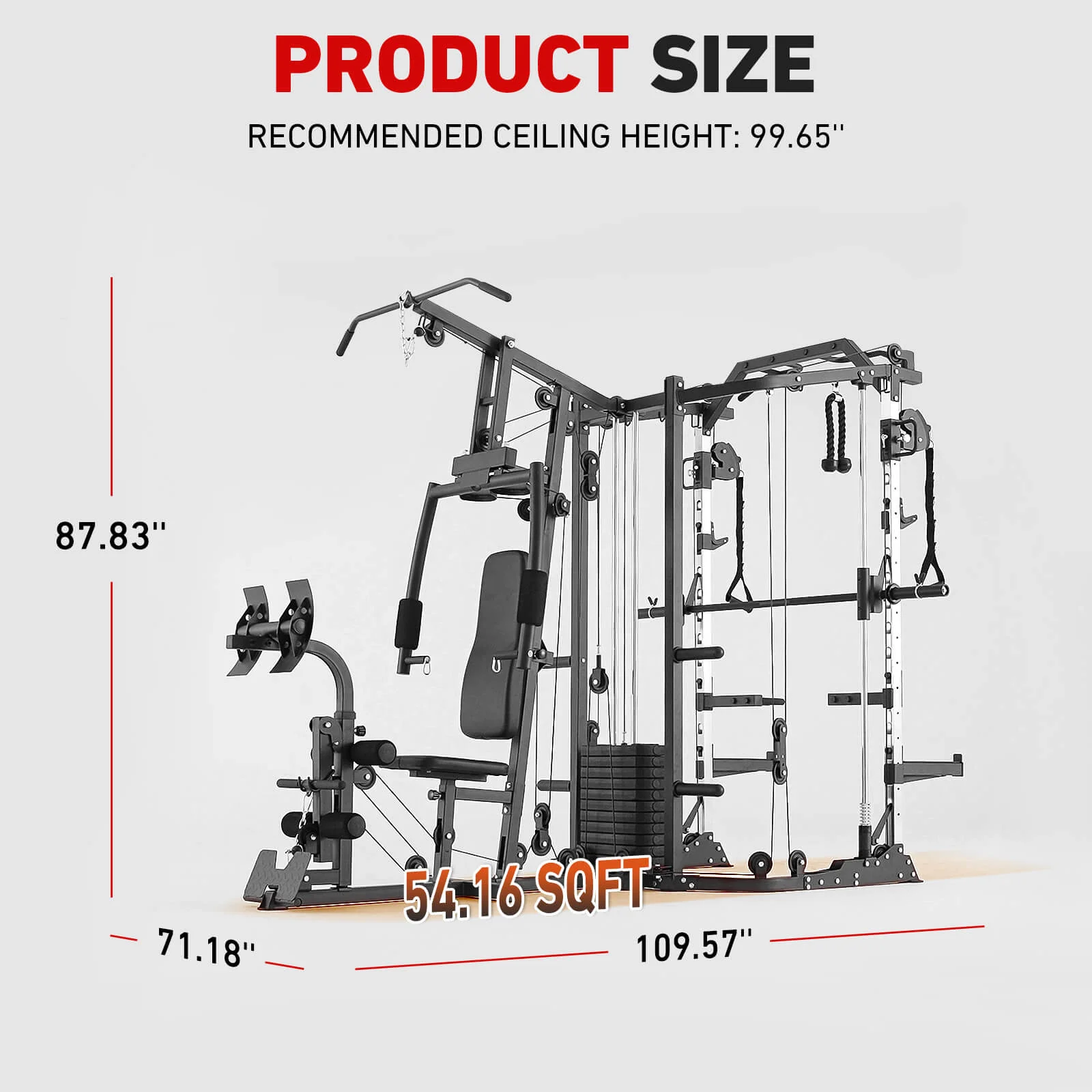 Multi Gym Station Smith Machine HSM - Image 3