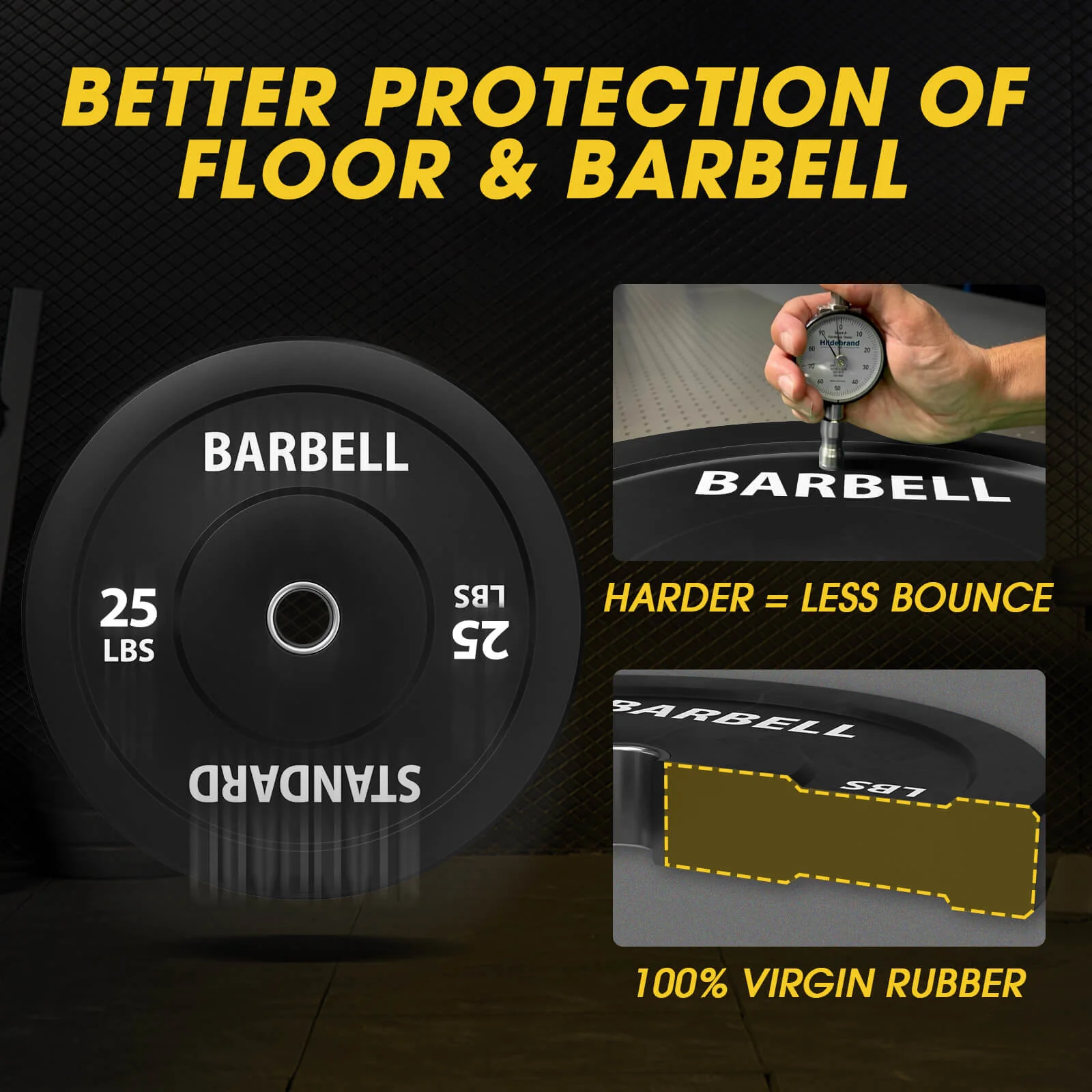 EZ Grip Olympic Bumper Plates 230LBS Combo - Image 7