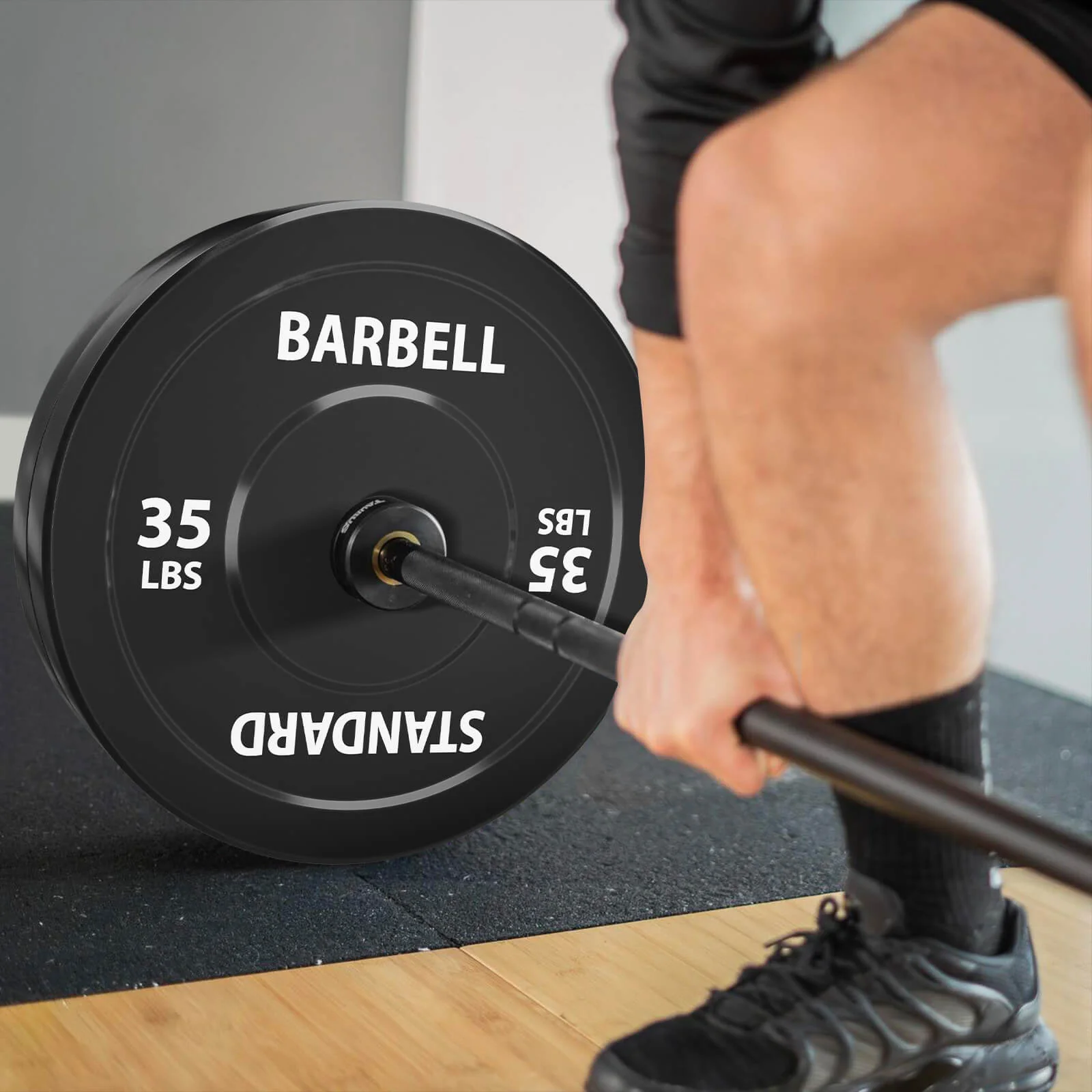 EZ Grip Olympic Bumper Plates 230LBS Combo - Image 9