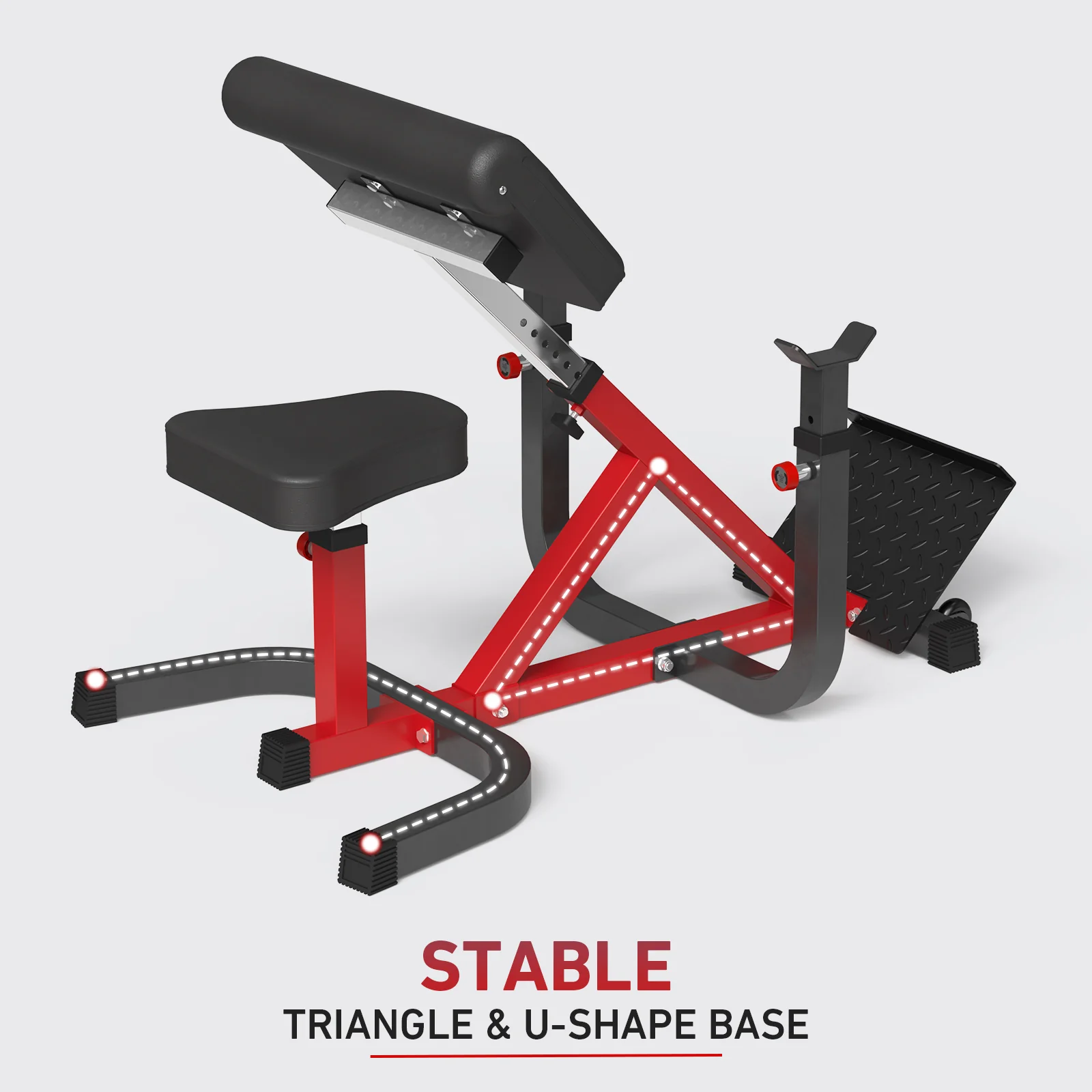 Preacher Curl And Back Extension Bench MS18 - Image 5