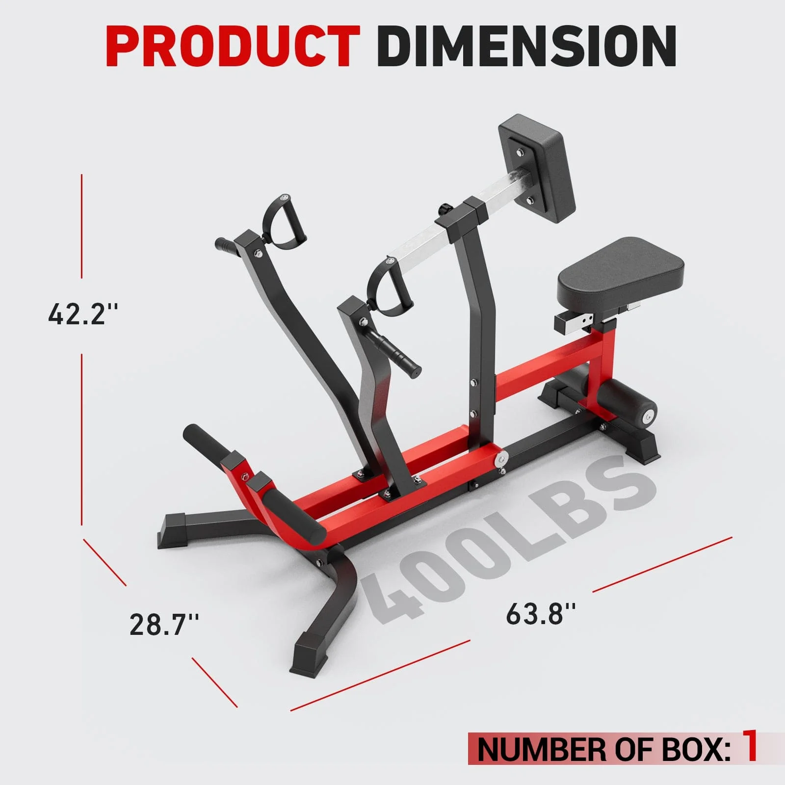 Seated Row Machine SR00 - Image 6
